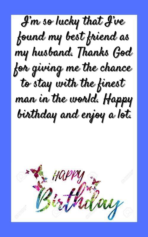 happy birthday my better half husband
